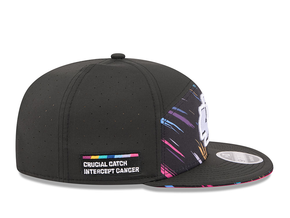 New Era Kansas City Chiefs Crucial Catch 2026 Black Edition 9Fifty Split Panel Snapback Cap