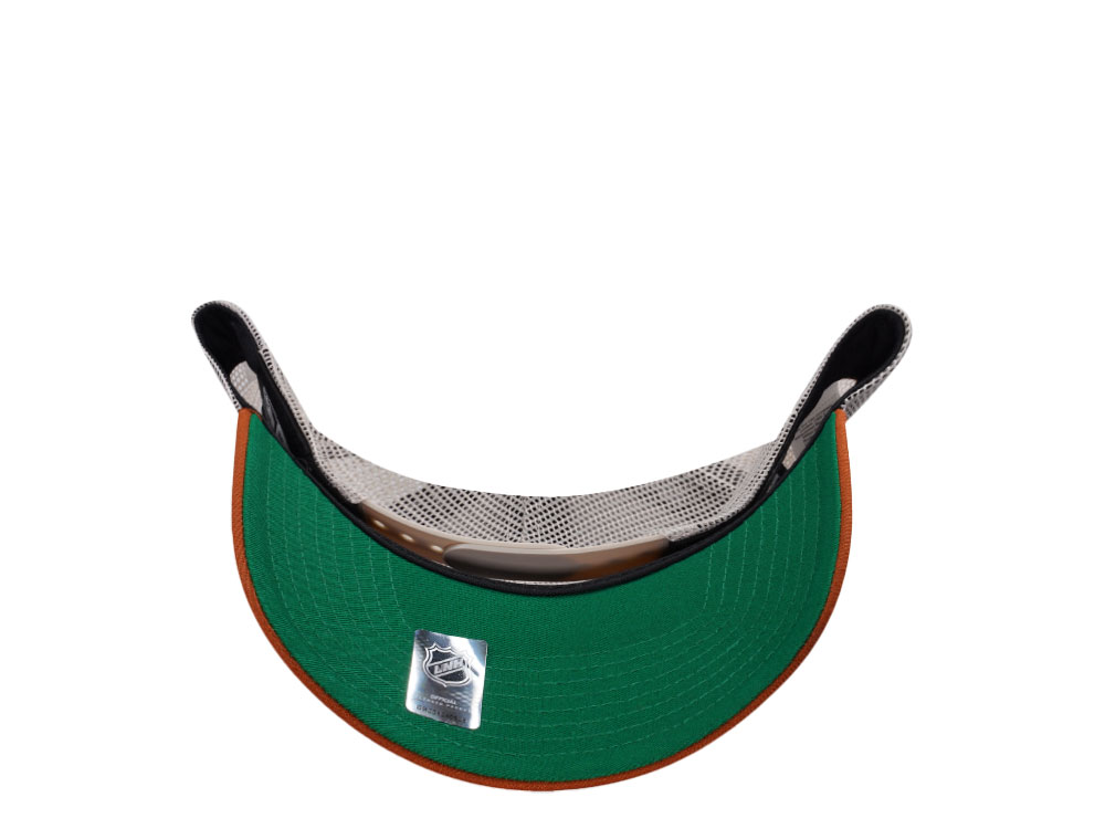 New Era Chicago Blackhawks Classic Rust Trucker Edition 9Forty A Frame Snapback Cap