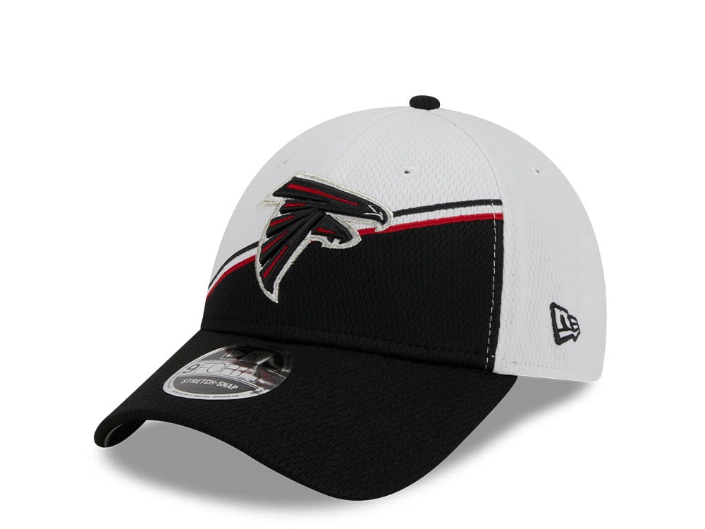 New Era Atlanta Falcons NFL Sideline 2023 Black White  9Forty Snapback Cap