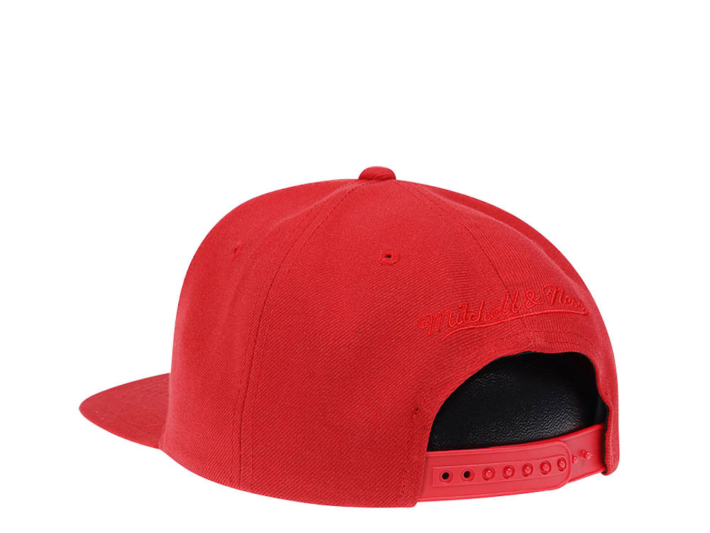 Mitchell & Ness Portland Trail Blazers Red Hardwood Classic Snapback Cap