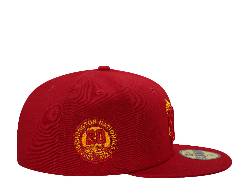 New Era Washington Nationals 20th Anniversary Scarlet Flames Edition 59Fifty Fitted Cap