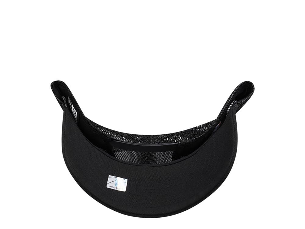 New Era Miami Heat Black 9Forty A Frame Trucker Snapback Cap