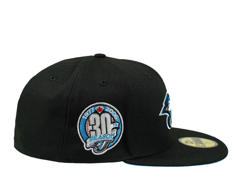New Era Toronto Blue Jays 30th Season Black and Blue 59Fifty Fitted Cap