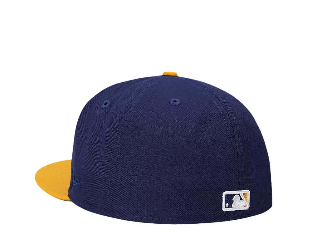 New Era Milwaukee Brewers 50th Anniversary Two Tone Classic Edition 59Fifty Fitted Cap