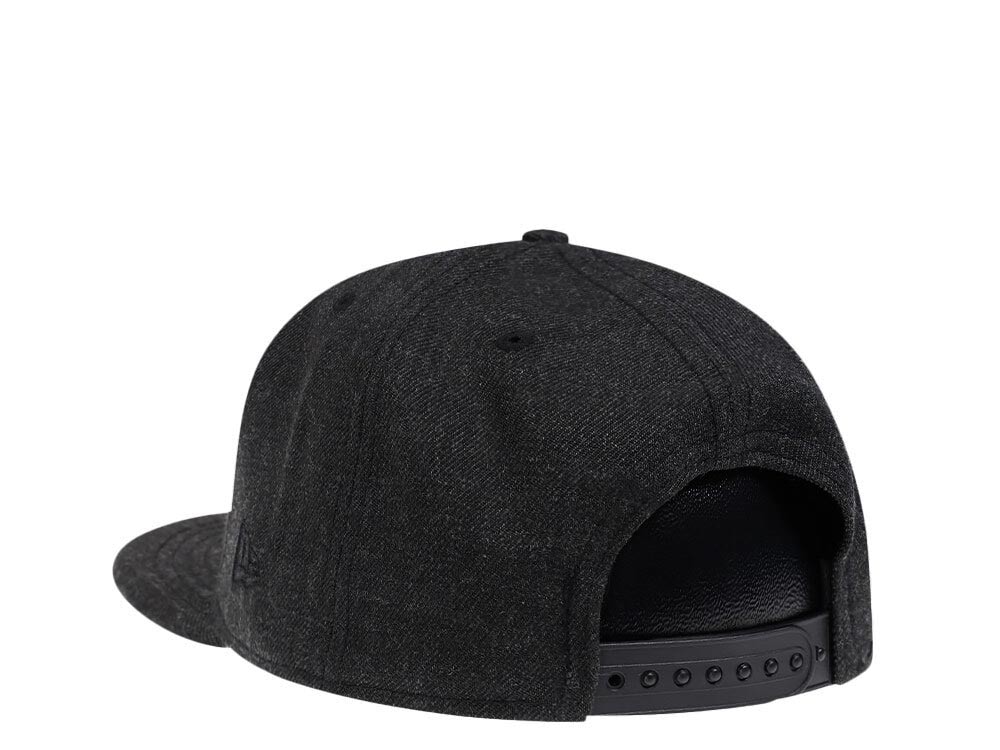 New Era Chicago Bulls Heather Black Edition 9Fifty Snapback Cap