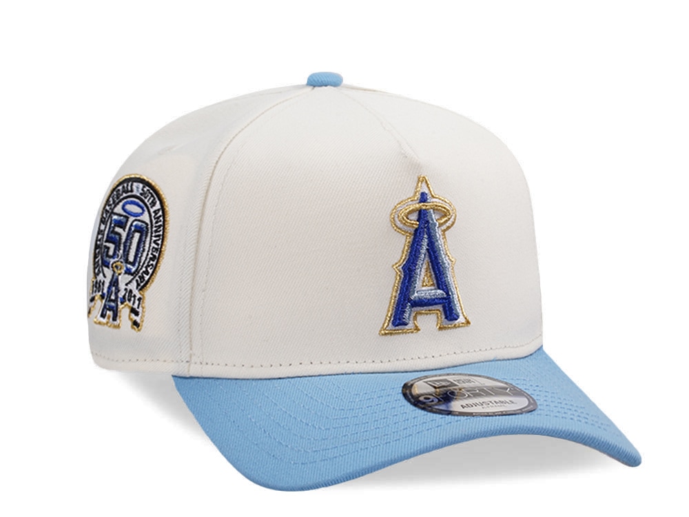 New Era Anaheim Angels 50th Anniversary Chrome Two Tone Edition 9Forty A Frame Snapback Cap