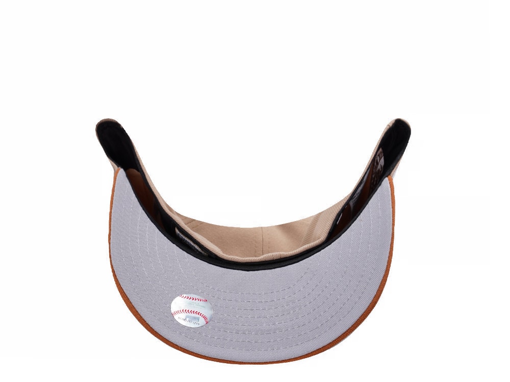 New Era Boston Red Sox All Star Game 1999 Pumpkin Spice Edition Pre Curved 59Fifty Fitted Cap