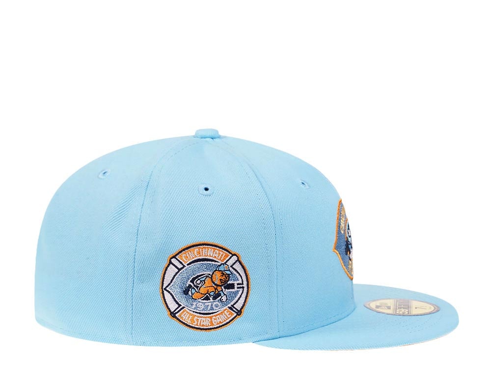 New Era Cincinnati Reds All Star Game 1970 Frozen Mango Edition 59Fifty Fitted Cap
