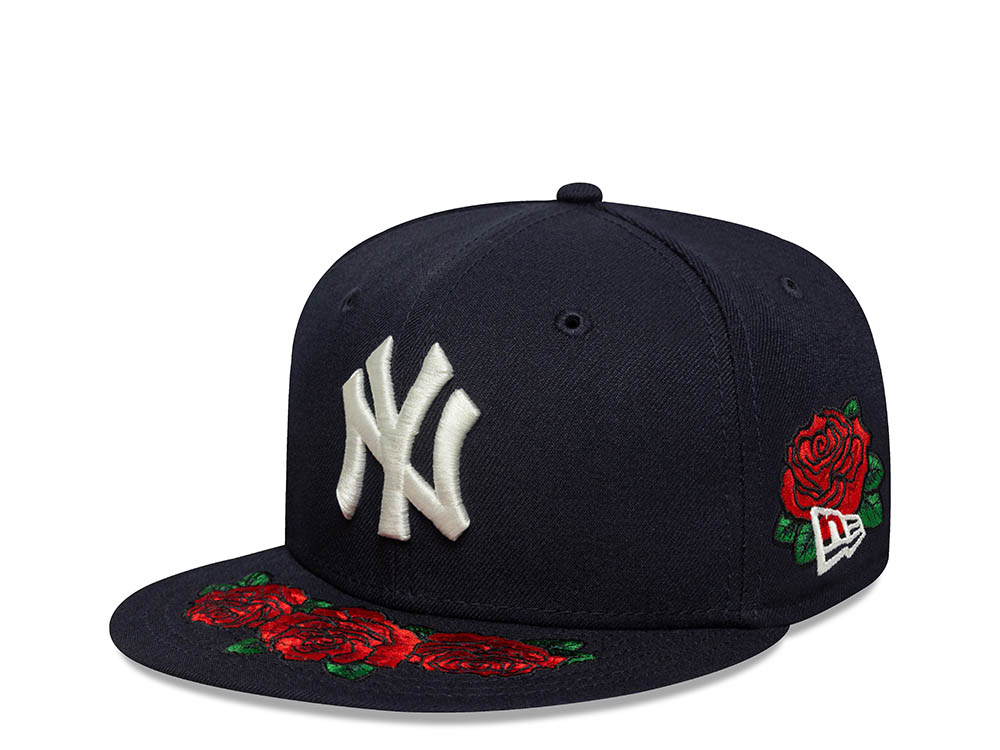 New Era New York Yankees Inaugural Season 2009 Floral Navy Prime Edition 59Fifty Fitted Cap
