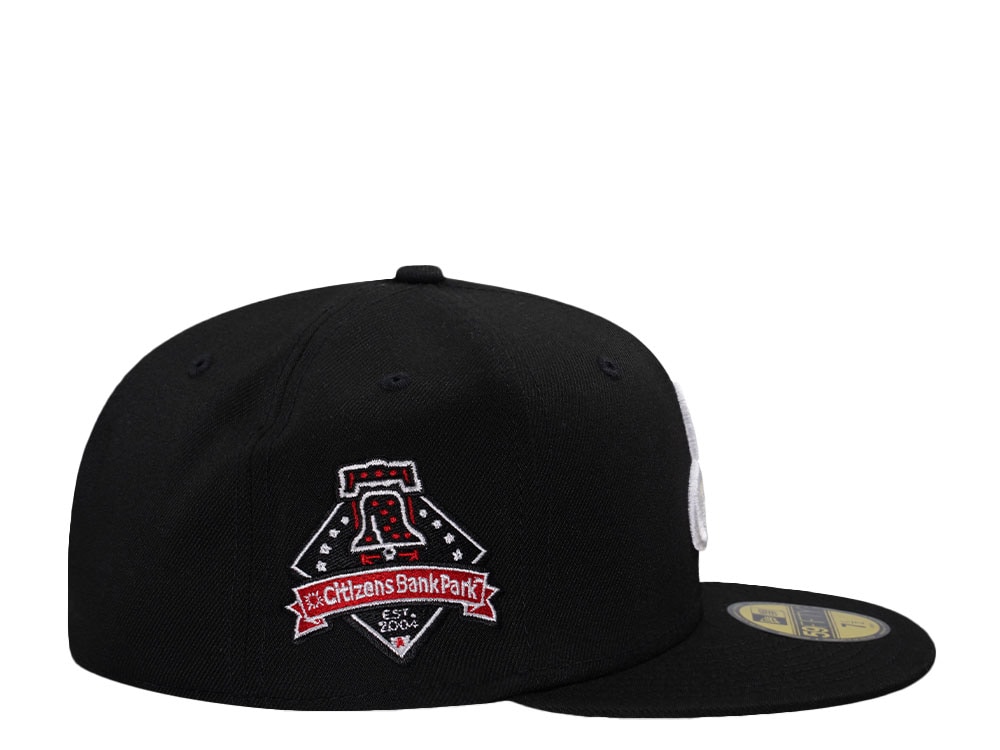 New Era Philadelphia Phillies Citizens Bank Park Black Prime Edition 59Fifty Fitted Cap