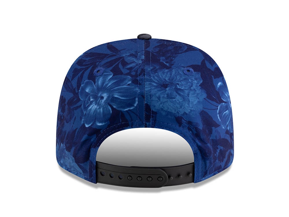 New Era Alpine Racing Tonal Floral Blue 9Fifty Original Fit Snapback Cap