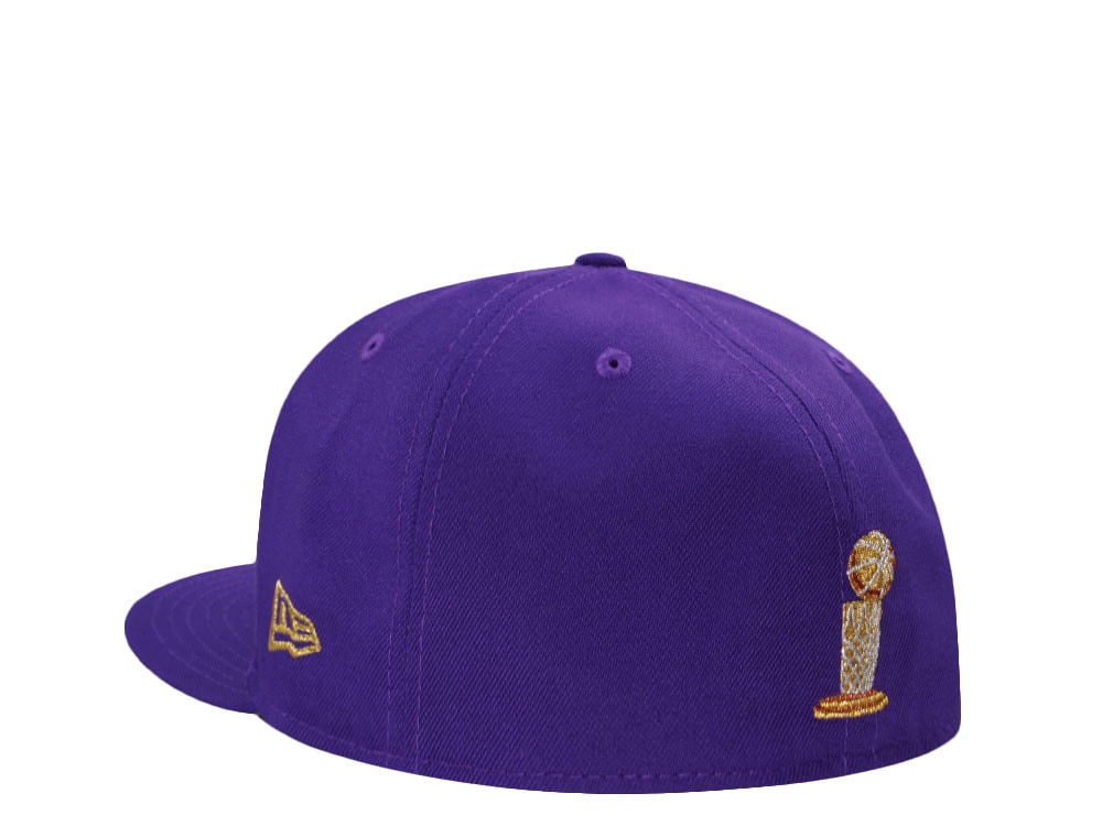 New Era Los Angeles Lakers NBA Finals 2000 Purple Prime Edition 59Fifty Fitted Cap