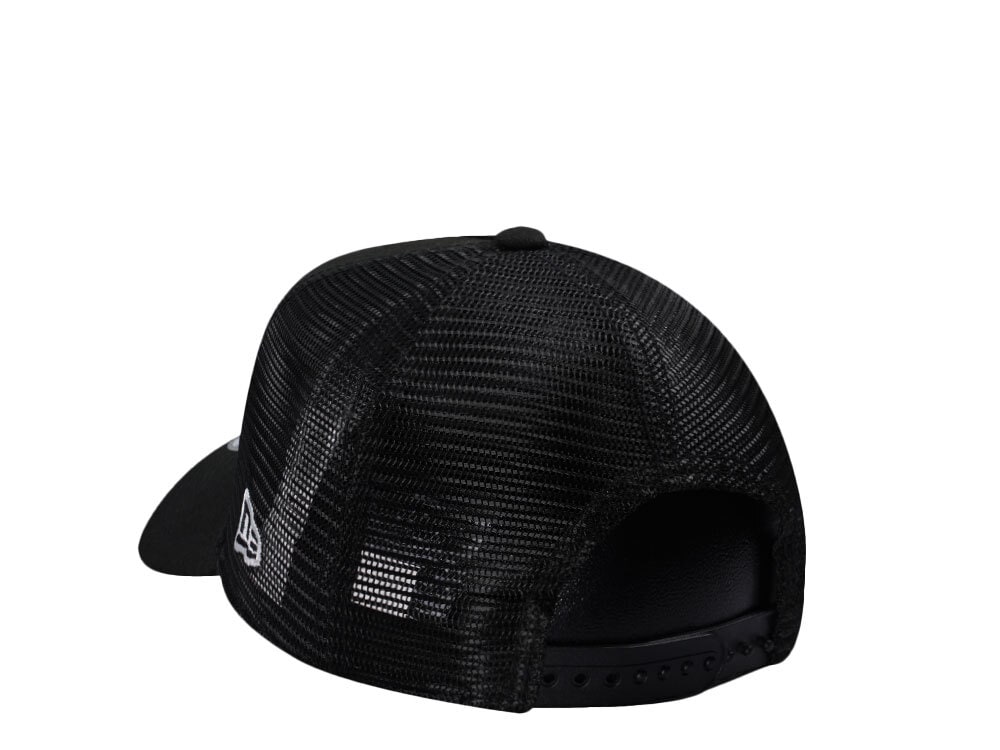 New Era Detroit Tigers Black Basic Edition 9Forty A Frame Trucker Snapback Cap