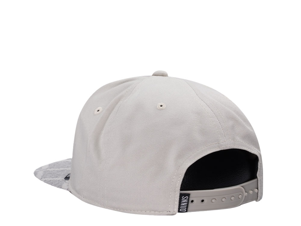 Djinns FendoLookalike Light Grey 6 Panel Snapback Cap
