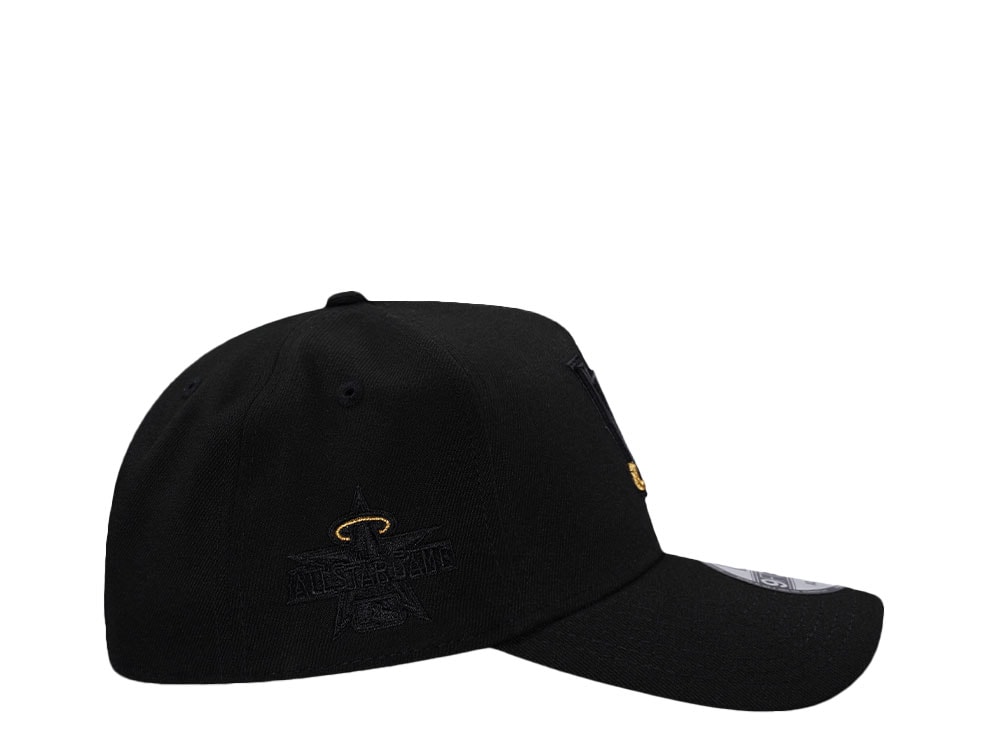New Era Anaheim Angels Golden Detail Black Prime Edition 9Forty A Frame Snapback Cap
