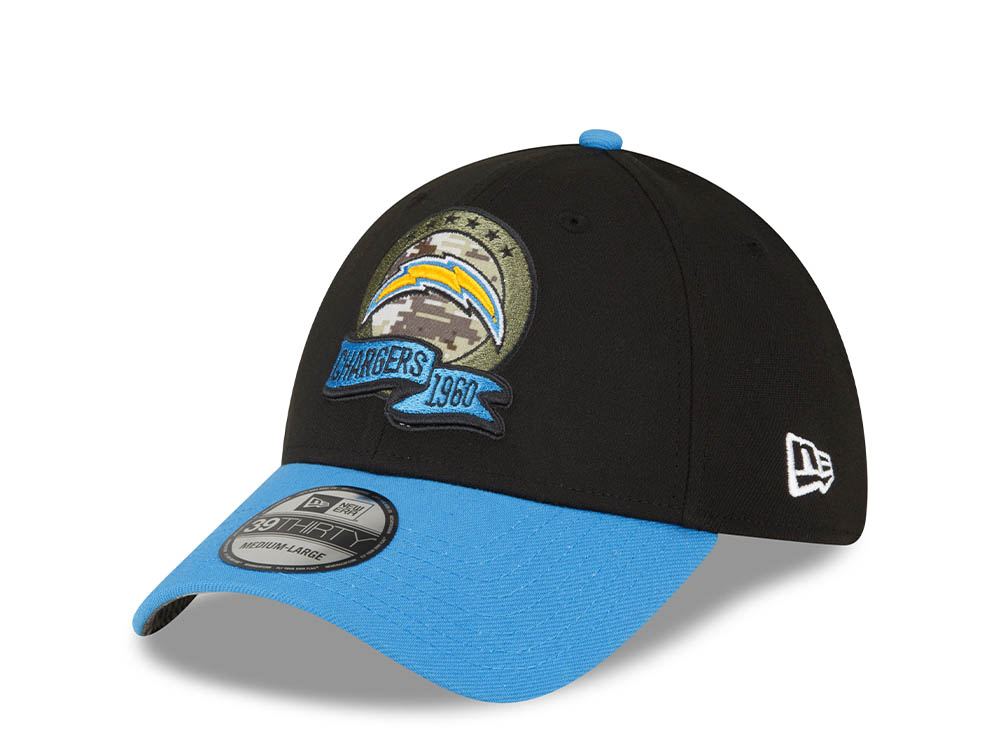 New Era Los Angeles Chargers Salute to Service 2022 39Thirty Stretch Cap