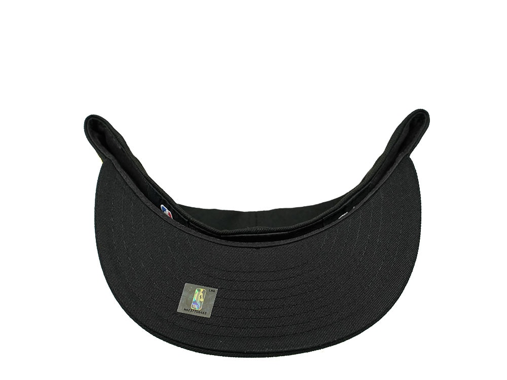 New Era Los Angeles Lakers Black and Gold Icons Edition 59Fifty Fitted Cap