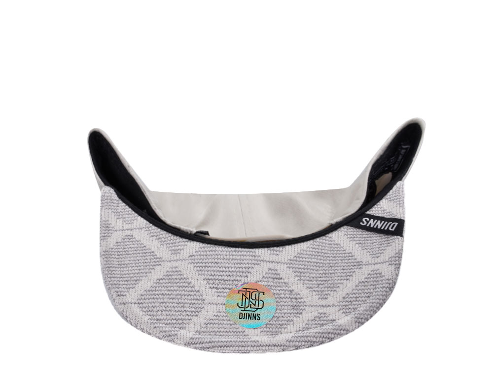 Djinns FendoLookalike Light Grey 6 Panel Snapback Cap