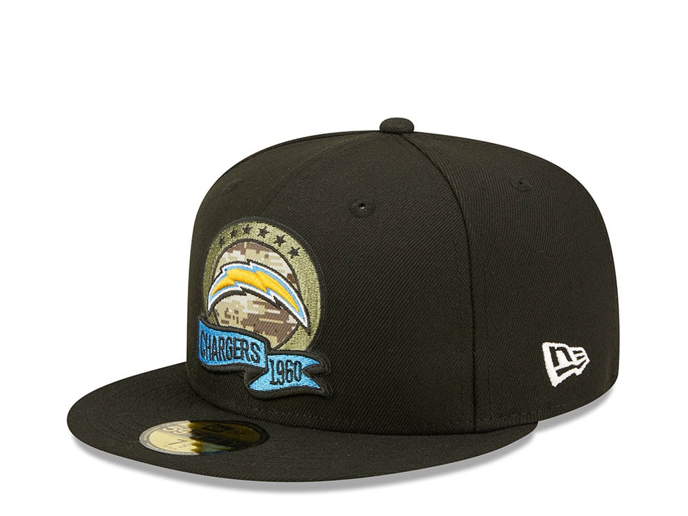 New Era Los Angeles Chargers Salute to Service 2022 Fitted 59Fifty Cap