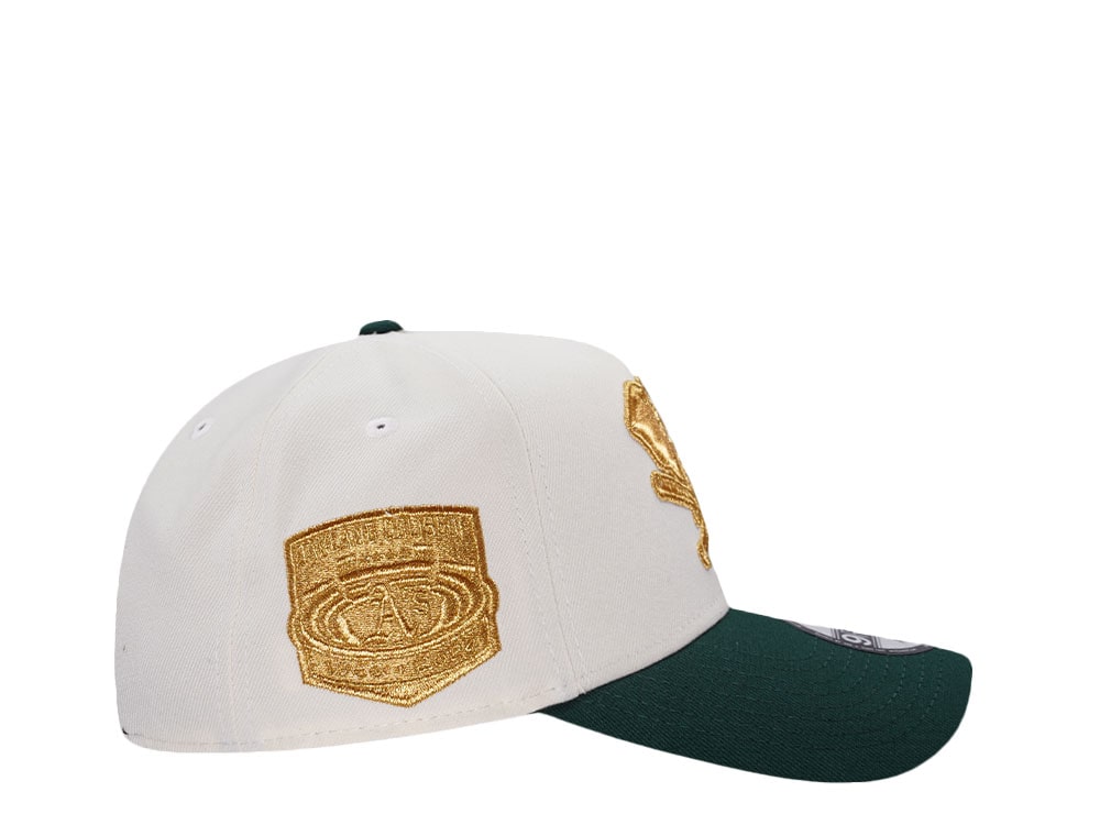 New Era Oakland Athletics Stadium Chrome Two Tone Edition 9Forty A Frame Snapback Cap