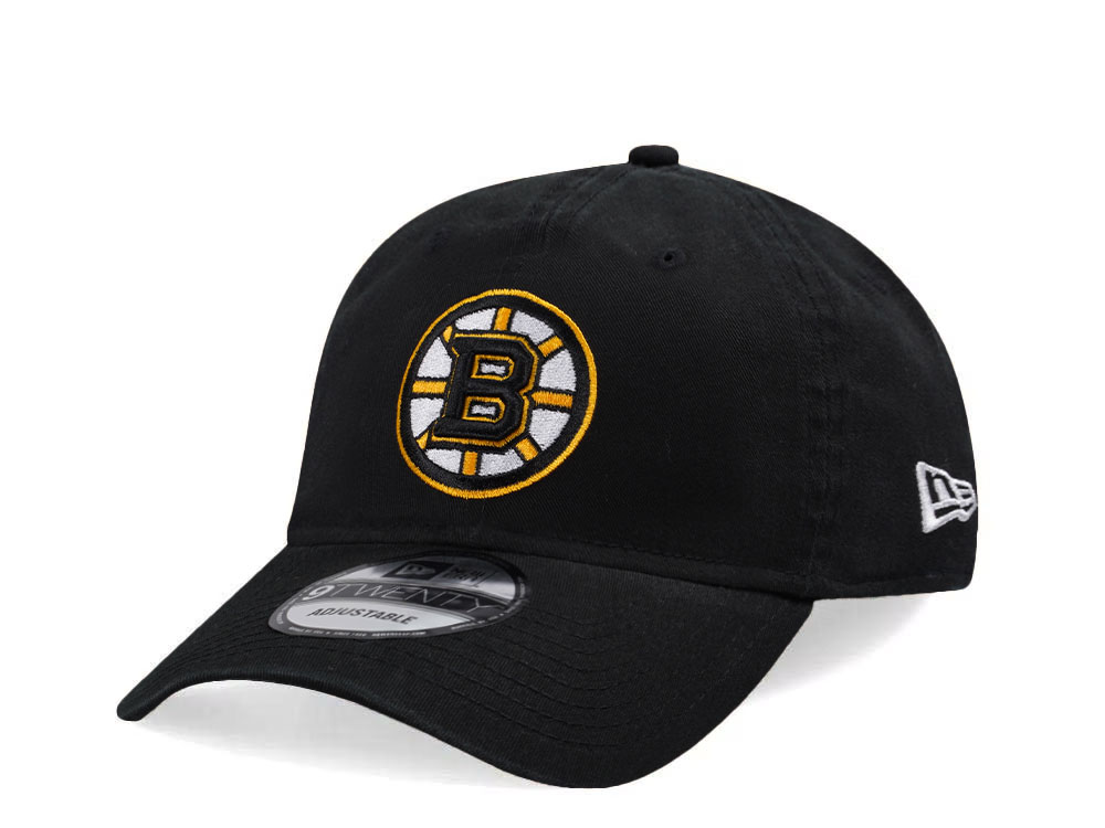 New Era Boston Bruins NHL Injection 2024 Black 9Twenty Strapback Cap