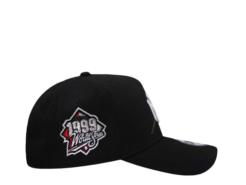 New Era New York Yankees World Series 1999 Black Rose Edition 9Forty A Frame Snapback Cap