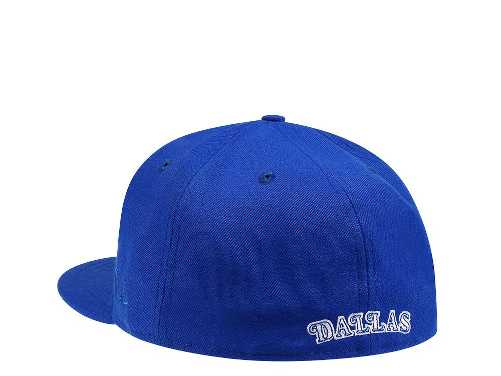 New Era Dallas Mavericks Hardwood Classic Blue Edition 59Fifty Fitted Cap