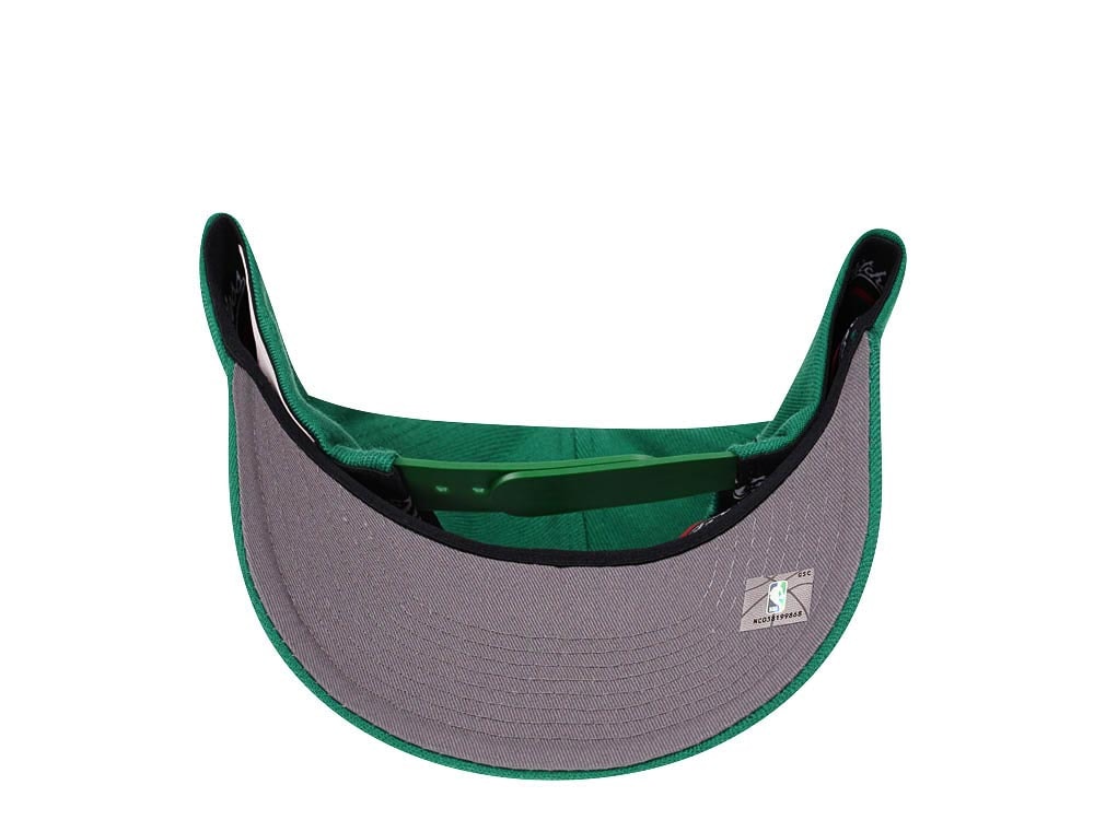 Mitchell & Ness Boston Celtics Team Ground Red Line Solid Flex Snapback Cap