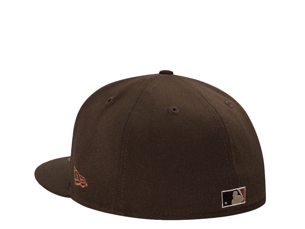 New Era Milwaukee Brewers County Stadium Coffee Copper Edition 59Fifty Fitted Cap