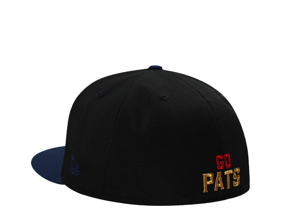 New Era New England Patriots Draft 2000 Legends Black Two Tone Edition 59Fifty Fitted Cap