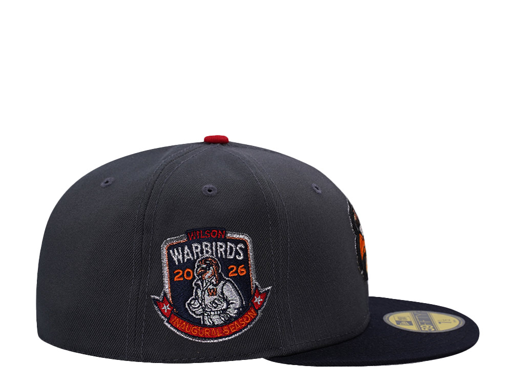 New Era Wilson Warbirds Inaugural Season 2026 Dark Gray Two Tone Edition 59Fifty Fitted Cap