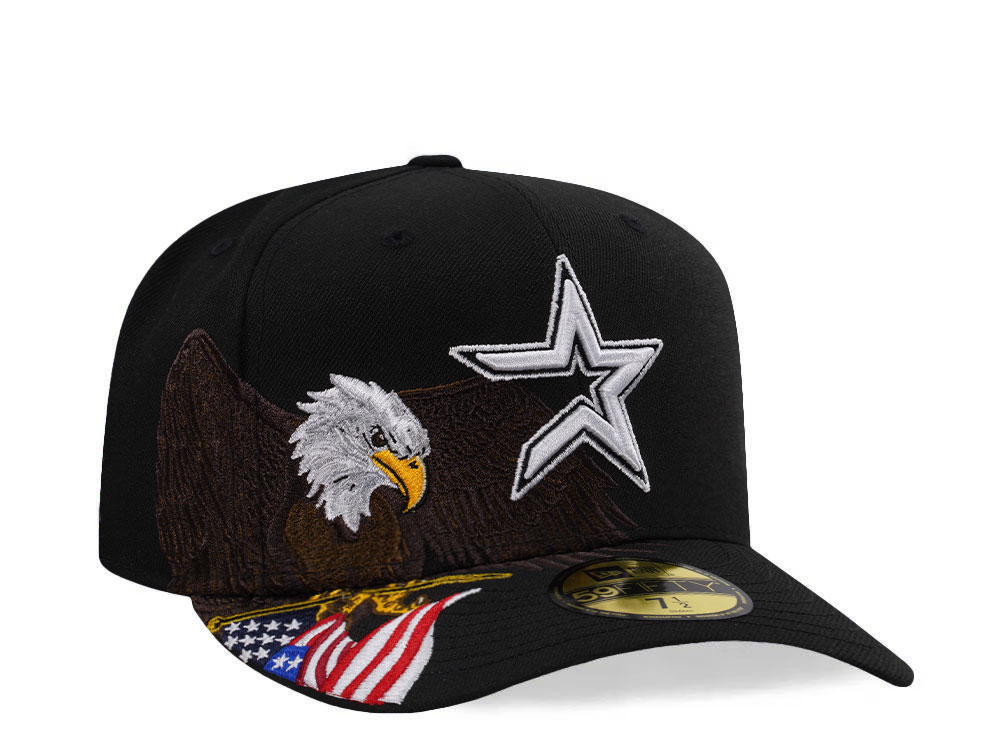 New Era Houston Astros American Eagle Black Edition 59Fifty Fitted Cap