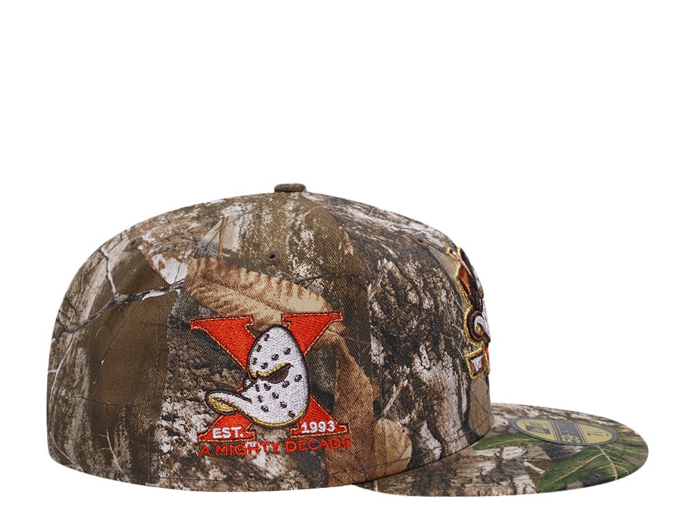 New Era Anaheim Ducks 10th Anniversary Real Tree Prime Edition 59Fifty Fitted Cap