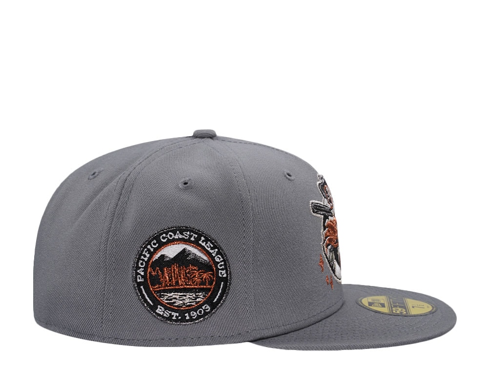 New Era Sugarland Space Cowboys Metallic Gray Prime Edition 59Fifty Fitted Cap