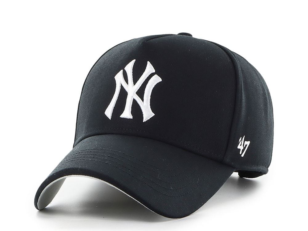 47Brand New York Yankees Black Polar Freeze Edition Offside Snapback Cap