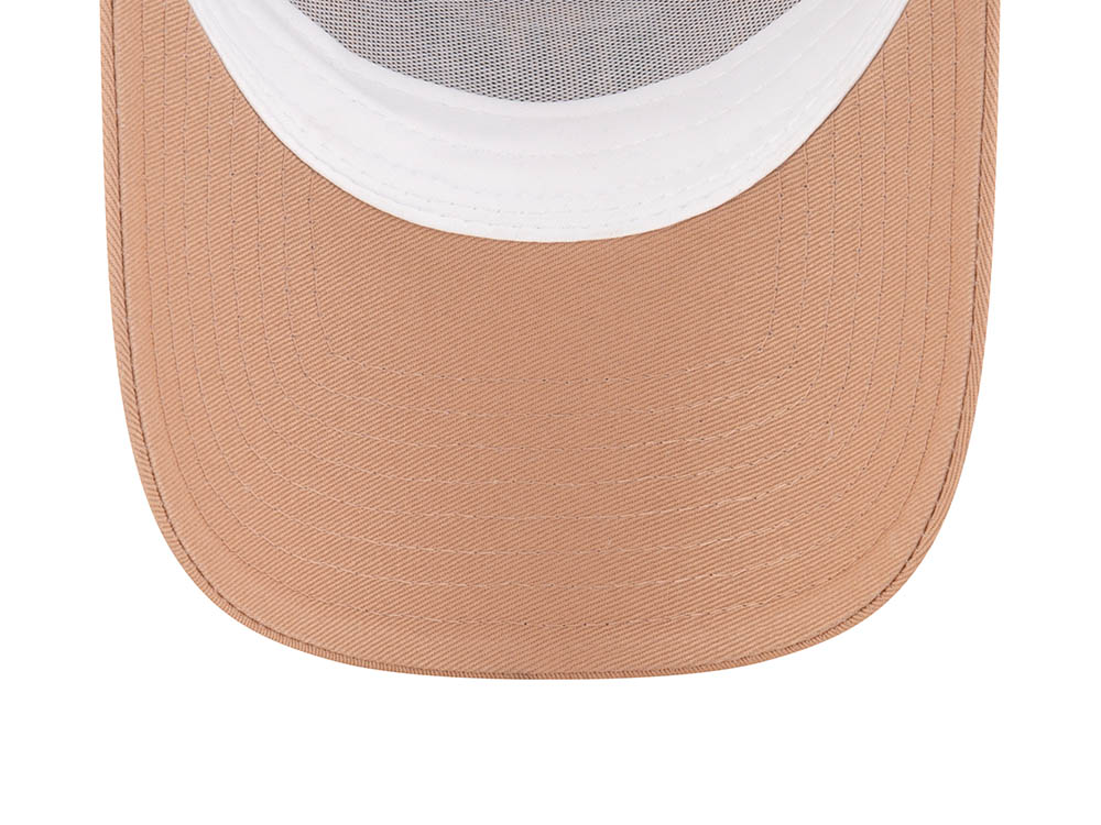 New Era License Plate Beige Trucker A Frame Snapback Cap
