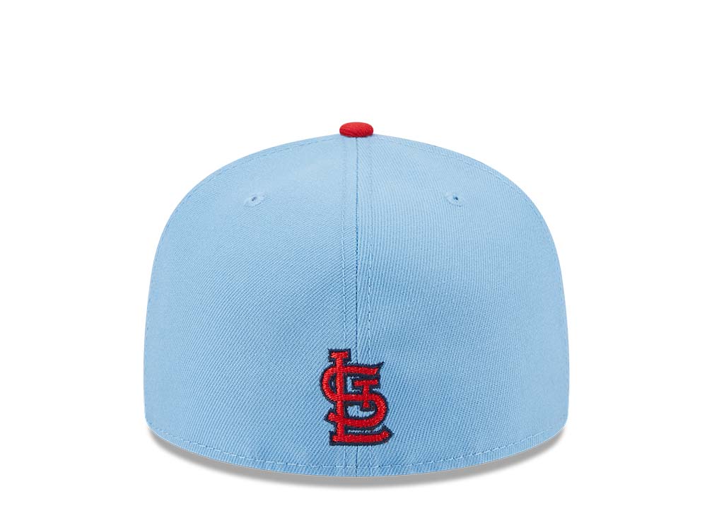 New Era St. Louis Cardinals Powder Blues Sky Throwback Two Tone Edition 59Fifty Fitted Cap