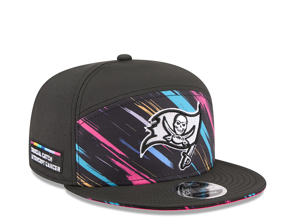 New Era Tampa Bay Buccaneers Crucial Catch 2026 Black Edition 9Fifty Split Panel Snapback Cap