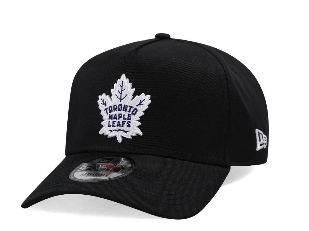 New Era Toronto Maple Leafs NHL Injection 2024 Black 9Forty A Frame Snapback Cap