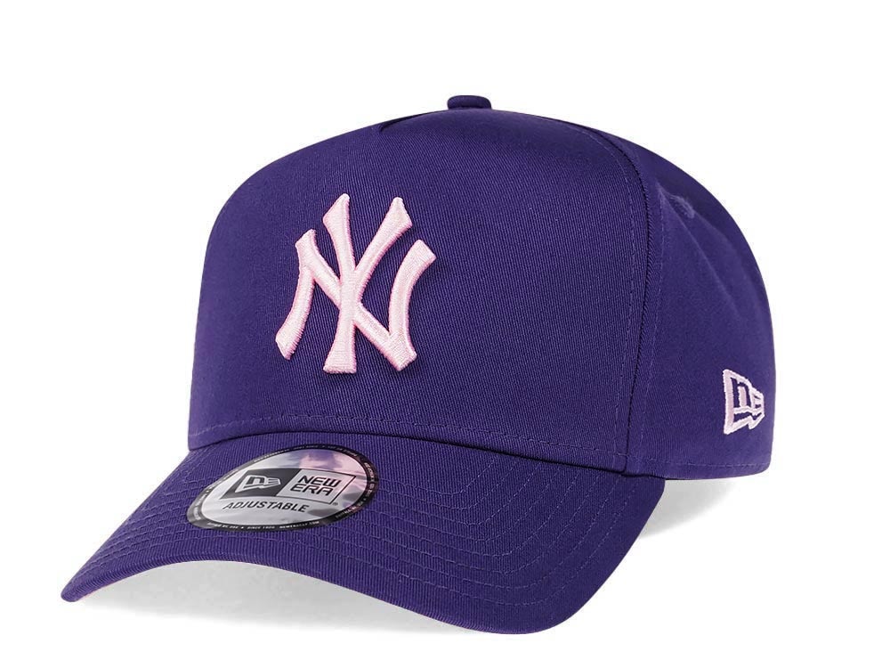 New Era New York Yankees Purple Pink Edition 9Forty A Frame Snapback Cap
