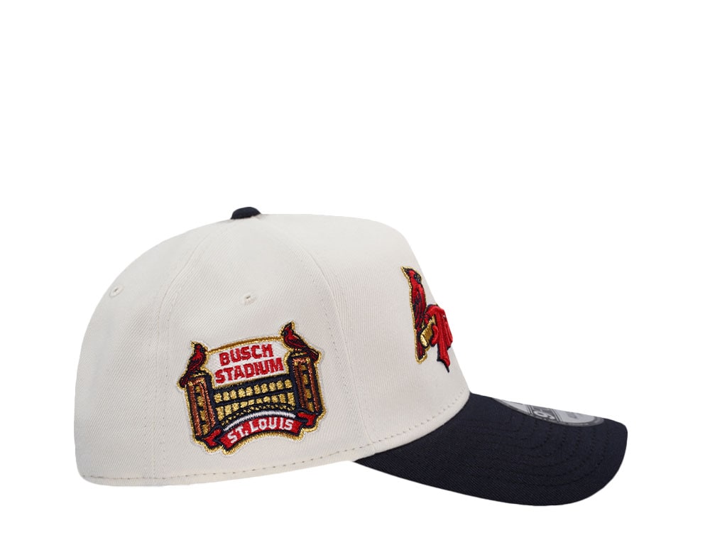 New Era St. Louis Cardinals Busch Stadium Chrome Two Tone Edition 9Forty A Frame Snapback Cap