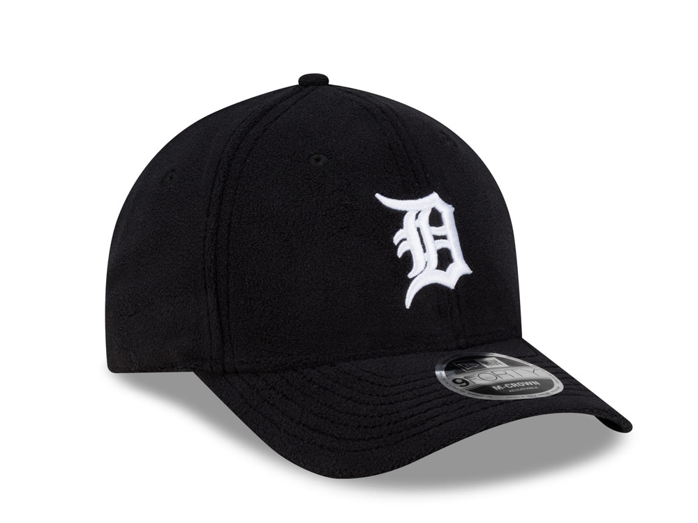 New Era Detroit Tigers Fleece Black Prime Edition 9Forty M Crown Snapback Cap