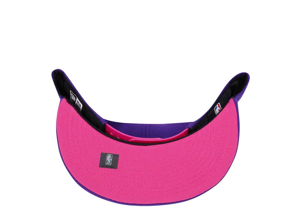 New Era Utah Jazz Purple Script Edition 9Fifty Snapback Cap