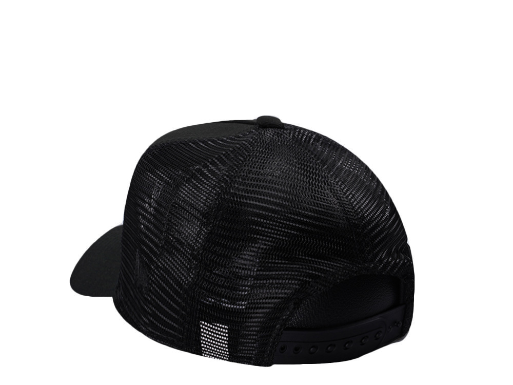 New Era Chicago Blackhawks Black Prime Edition 9Forty A Frame Trucker Snapback Cap