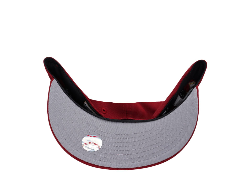 New Era Milwaukee Brewers 25th Anniversary Red Prime Edition  59Fifty Fitted Cap