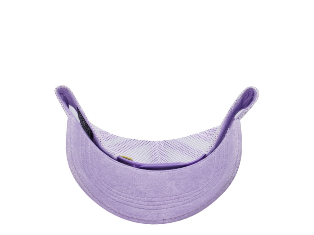 Von Dutch Oval Patch Lavender Velour Edition Trucker Snapback Cap