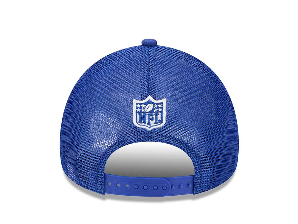 New Era Los Angeles Rams Sideline 2024 9Forty A Frame Trucker Snapback Cap