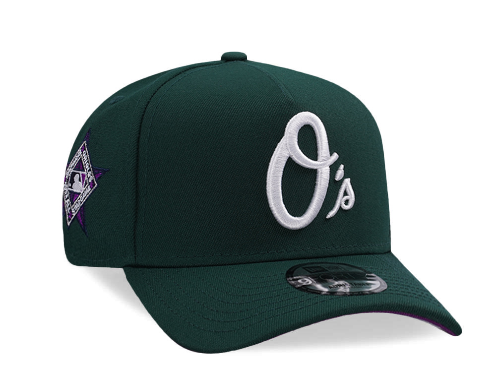 New Era Baltimore Orioles All Star Game 1993 Dark Green Prime Edition 9Forty A Frame Snapback Cap
