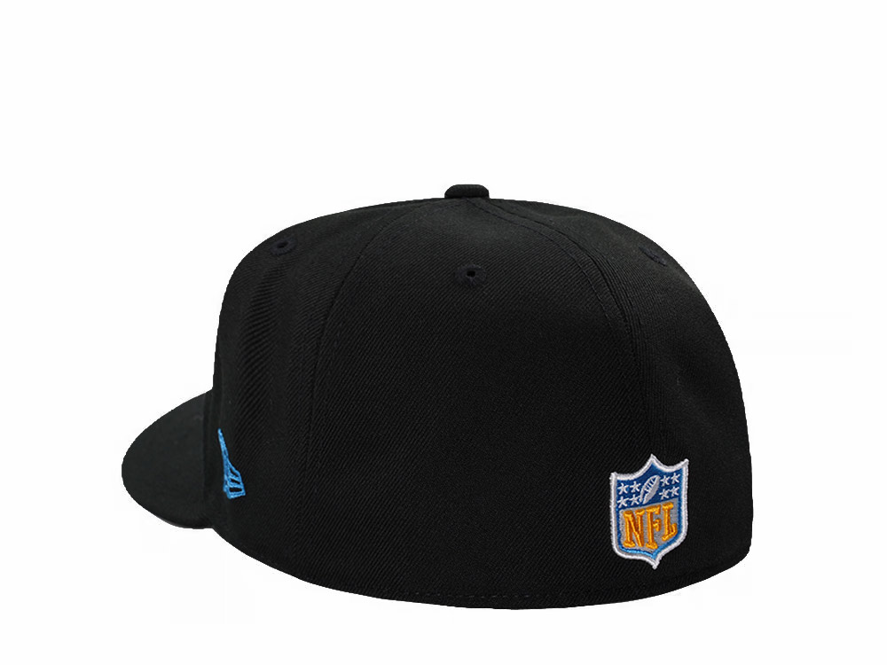 New Era Los Angeles Chargers Black Classic Edition Pre Curved 59Fifty Fitted Cap