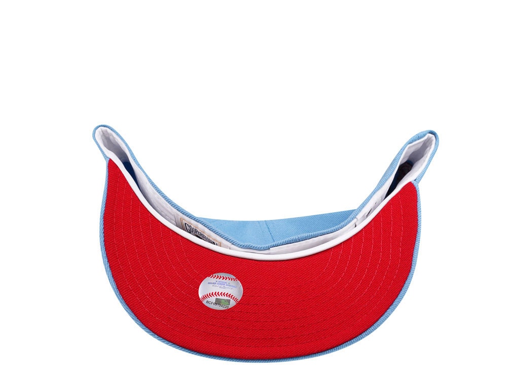 New Era St. Louis Cardinals World Series Champions 2011 Sky Blue and Red Edition 59Fifty Fitted Cap